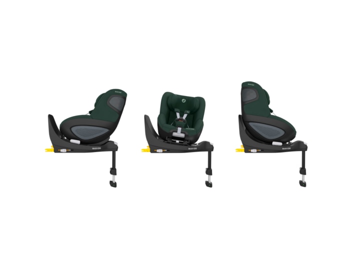 Pearl 360 3M - 4 Y  61 - 105 cm  0 - 17,4 kg    Intuitive FlexiSpin-Drehung mit nur einer Hand |    Komfortable ClimaFlow-Temperaturregulierung |    Easy-in-Gurtsystem |    G-CELL-Seitenaufpralltechnologie |