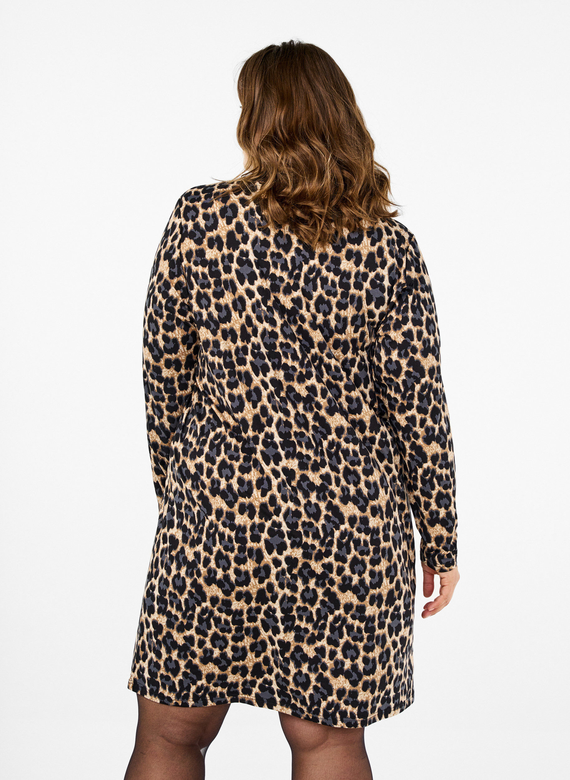 FLASH - Langærmet kjole med turtleneck