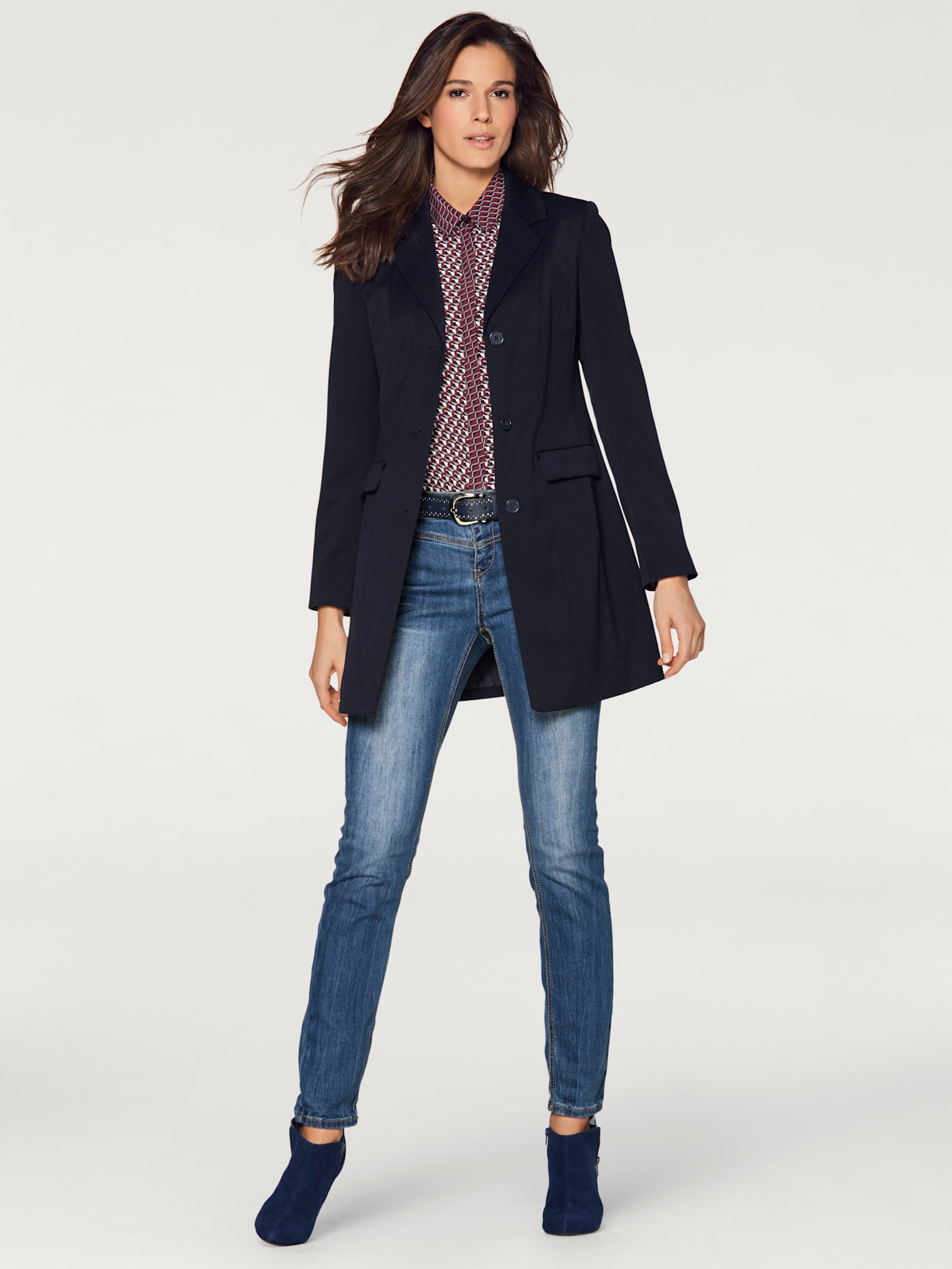 Blazer long coupe tendance