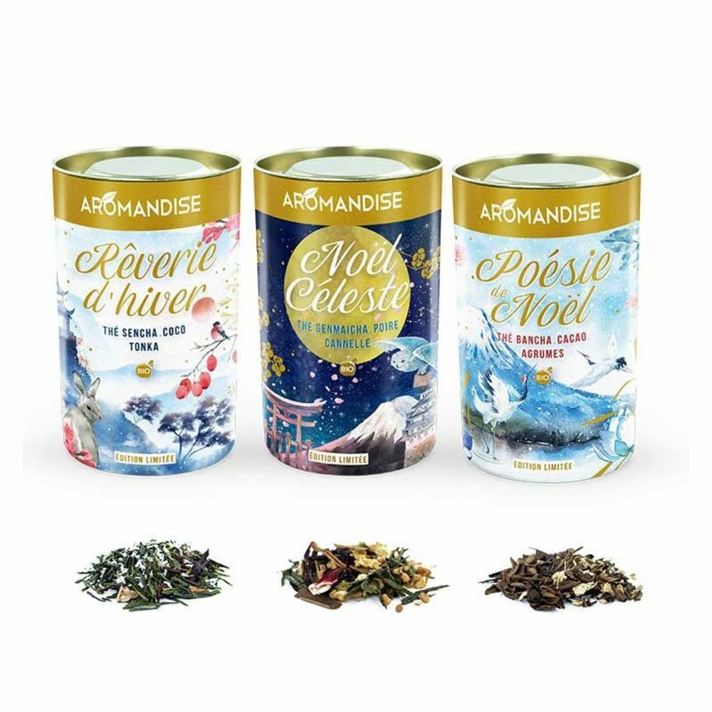 Coffret trio de thés japonais festifs - 60-80 g
