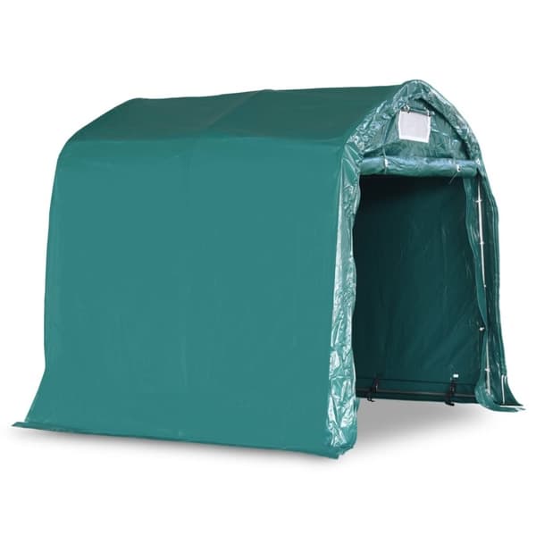 vidaXL Garasjetelt PVC 2,4x2,4 m grønn