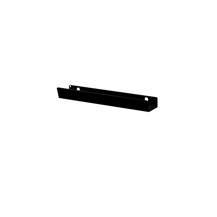 Lot de 2 poignées acier noir mat Edge Atomia L. 16,5 cm GoodHome