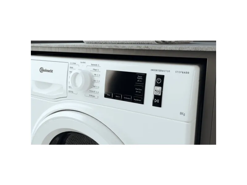 Bauknecht WM 811 A, Front-læsning, 8 kg, B, 76 dB, 1400 rpm, A