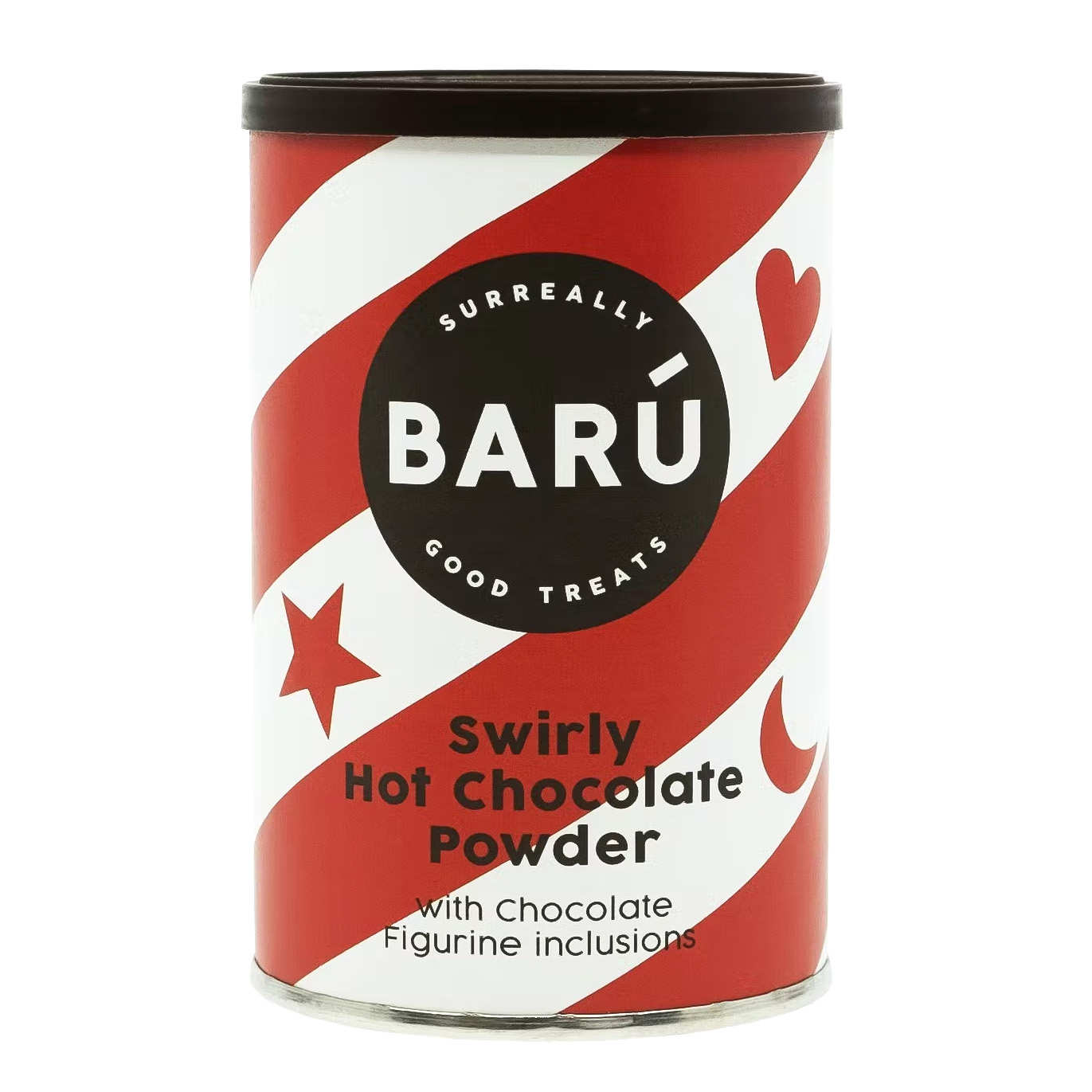 Poudre de cacao Swirly avec inclusion de formes en chocolat Barù