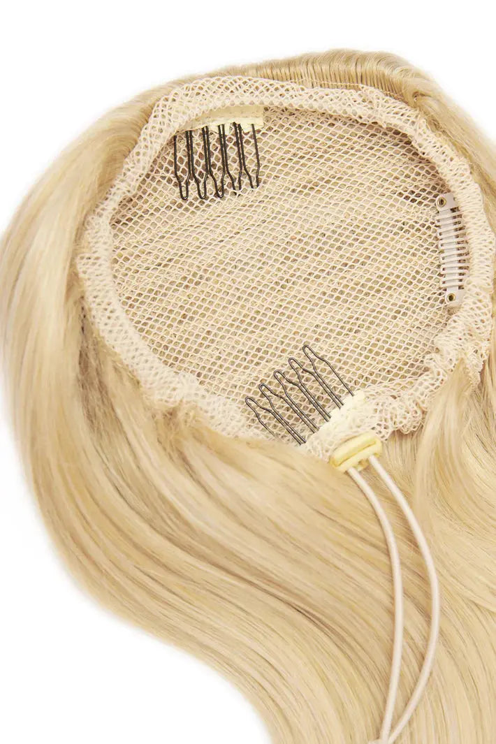 Sleek Full Body 22 Inch Ponytail Light Golden Blonde