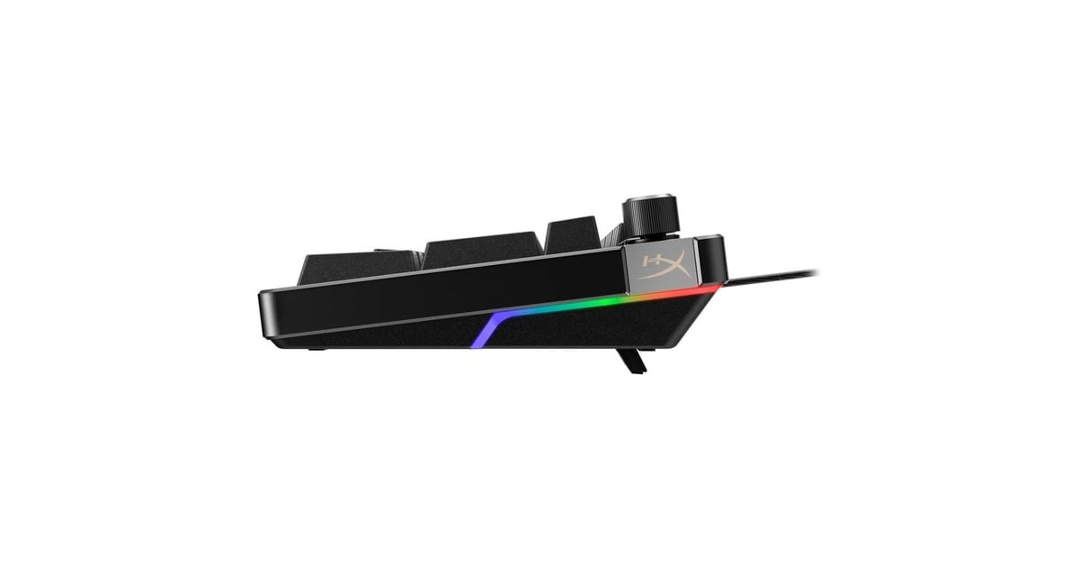 HyperXHyperX Alloy Rise, gaming toetsenbord  (Zwart, US lay-out, HyperX Red, RGB leds, PBT Keycaps, hot swap)
