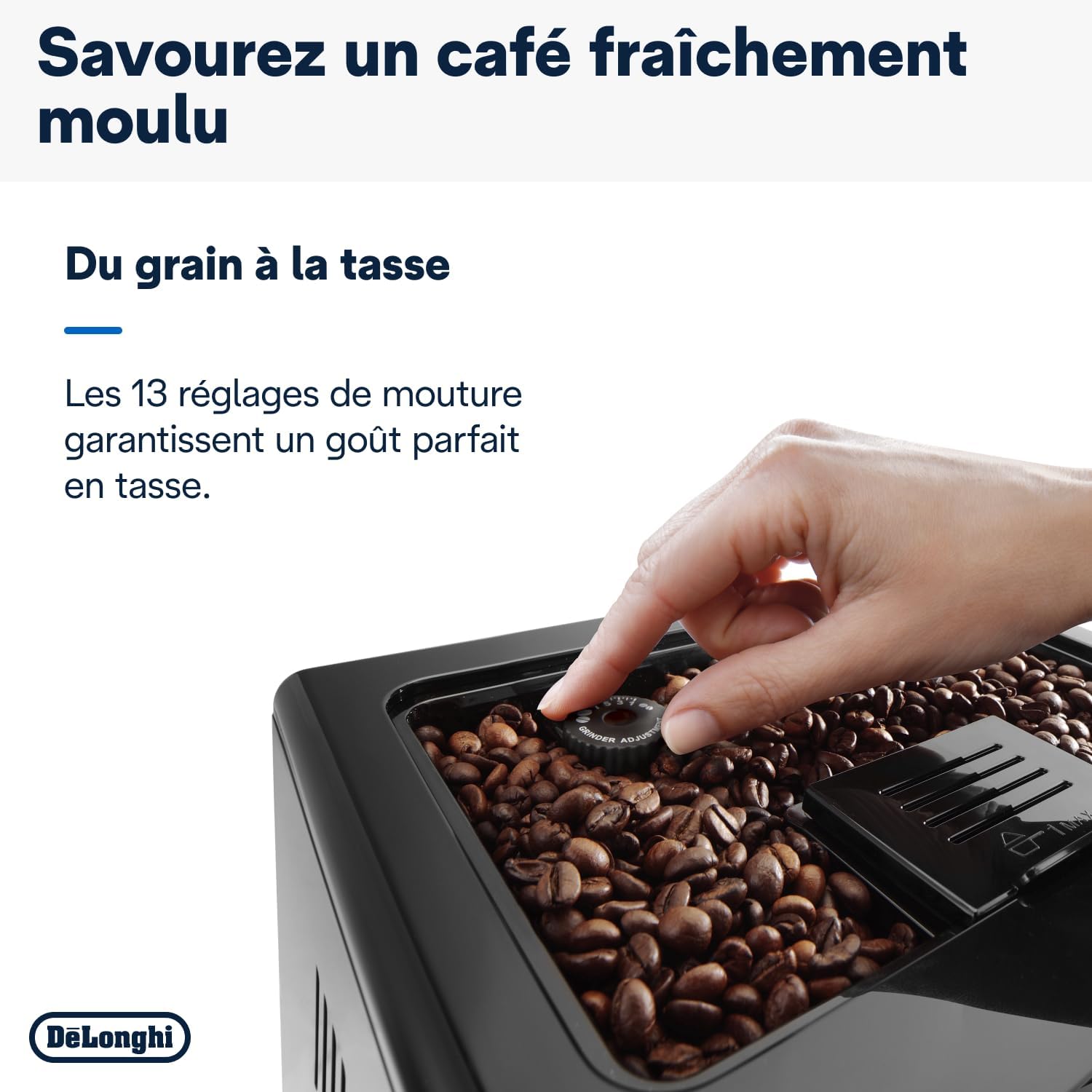 De'Longhi Eletta Evo Machine a Café Grain ECAM46.860.B, Machine Expresso et Cappuccino, Ecran LCD Tactile, Noir