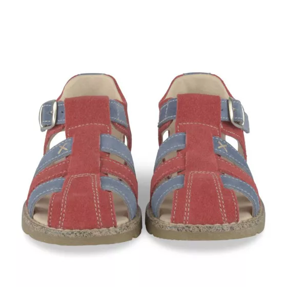 Sandales ROUGE CHARLIE & FRIENDS CUIR