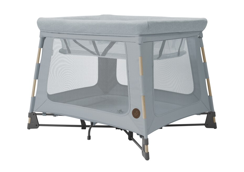 Swift 3-in-1 Stubenwagen, Reisebett und Laufstall 0 - 3.5 Y   0 - 15 kg    Sekundenschnelles Zusammenklappen |    Federleicht |    3 Produkte in 1 |    Einzigartige 2-Stufen-Matratze |