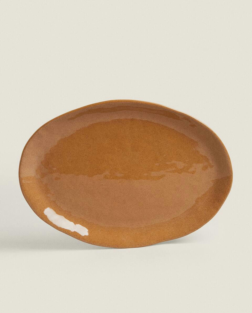 Conjunto de travessas de servir em cerâmica