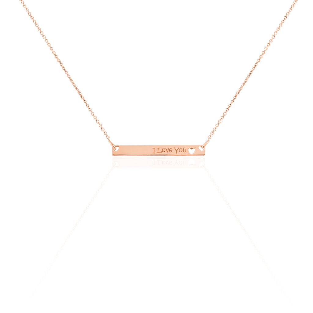 Collier Kamile Argent Rose