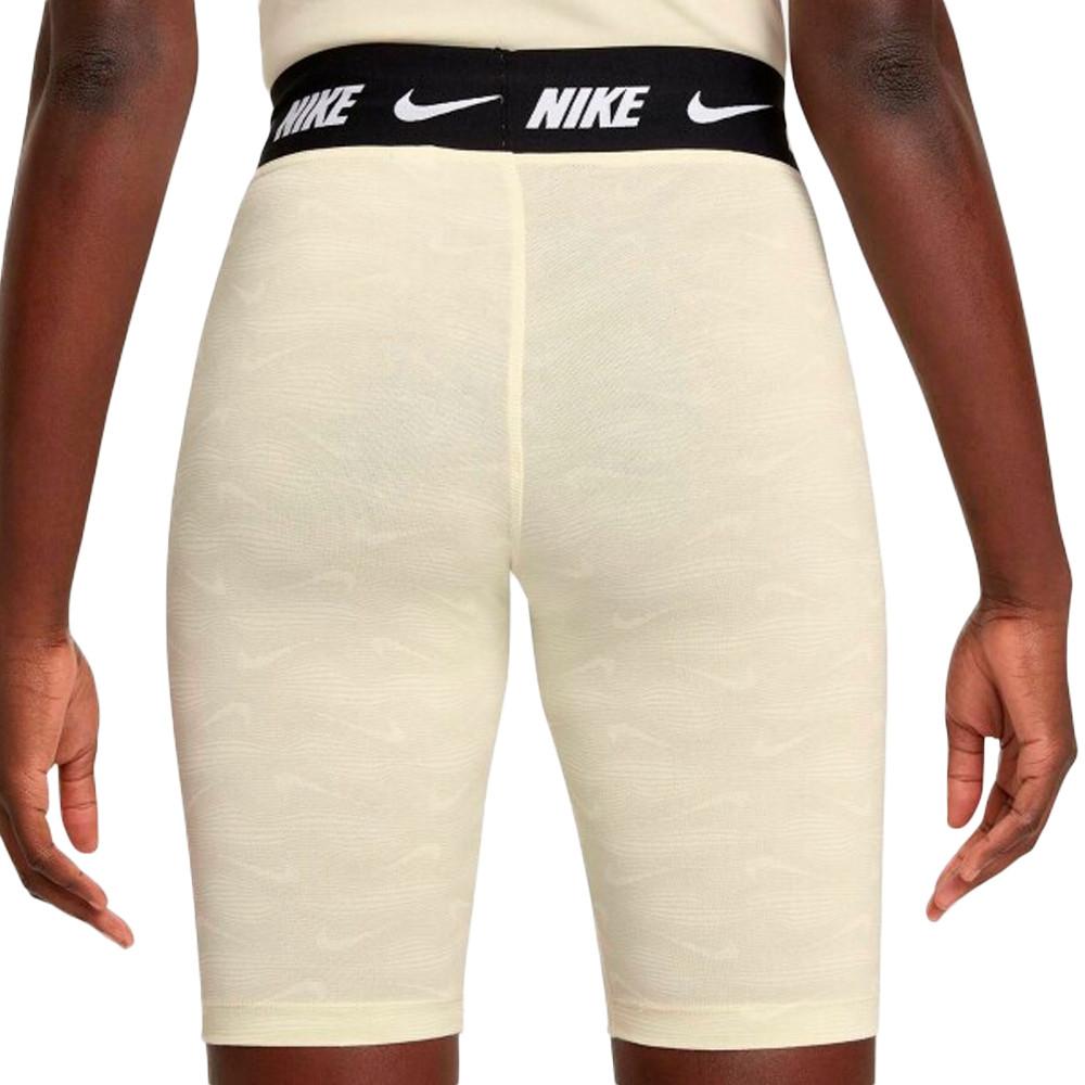 Nike Short Legging Ecru Femme Nike Aop Print