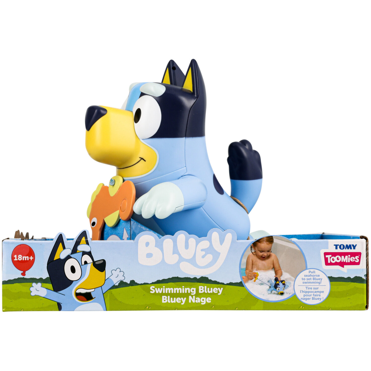 Tomy Toomies Swimming Bluey