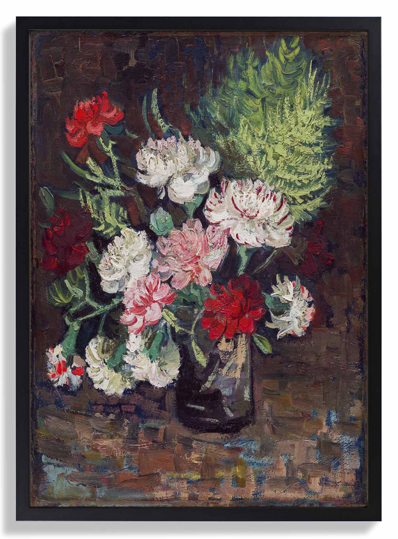 Vase mit Nelken von Van Gogh