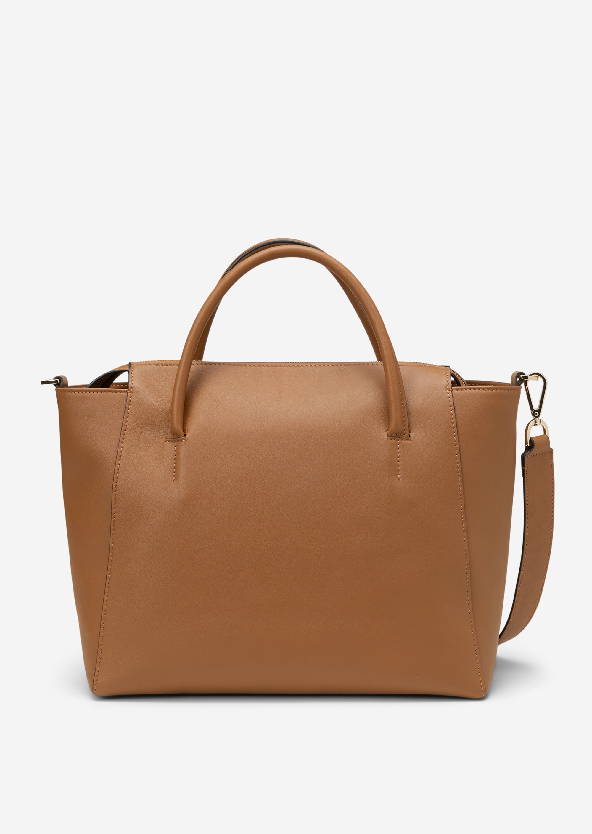 Shopper medium aus softem Veloursleder