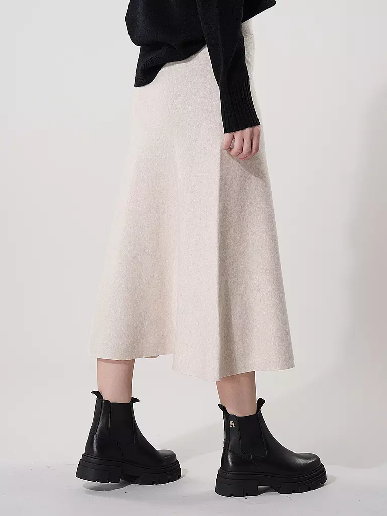 IN WEAR Midirock beige
