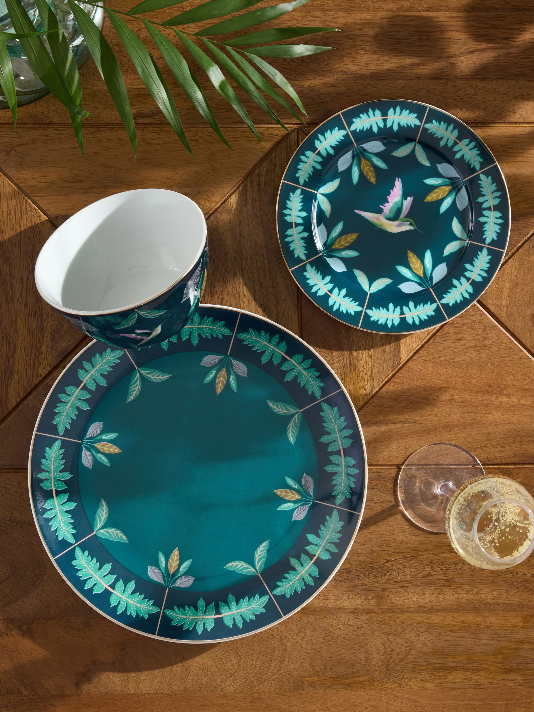 12 Piece Dark Opulence Dinner Set