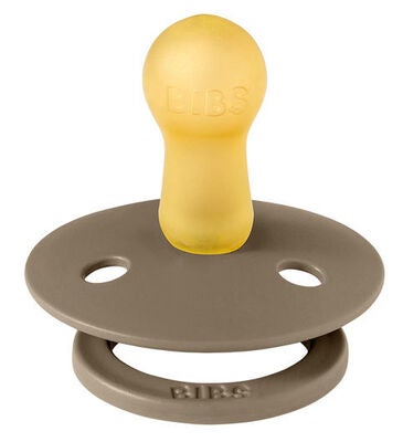 BIBS Smokk Colour 2-pack Lateks Størrelse 3 Vanilla/Dark Oak