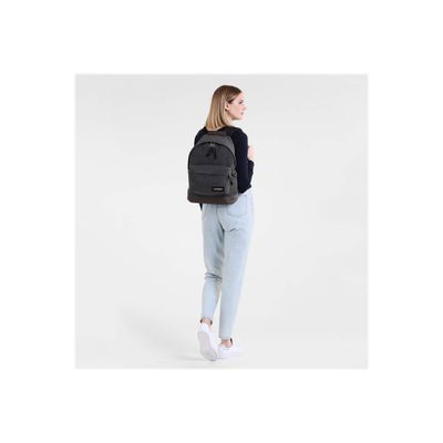 EASTPAK Wyoming - Sac à dos black denim - fond renforcé