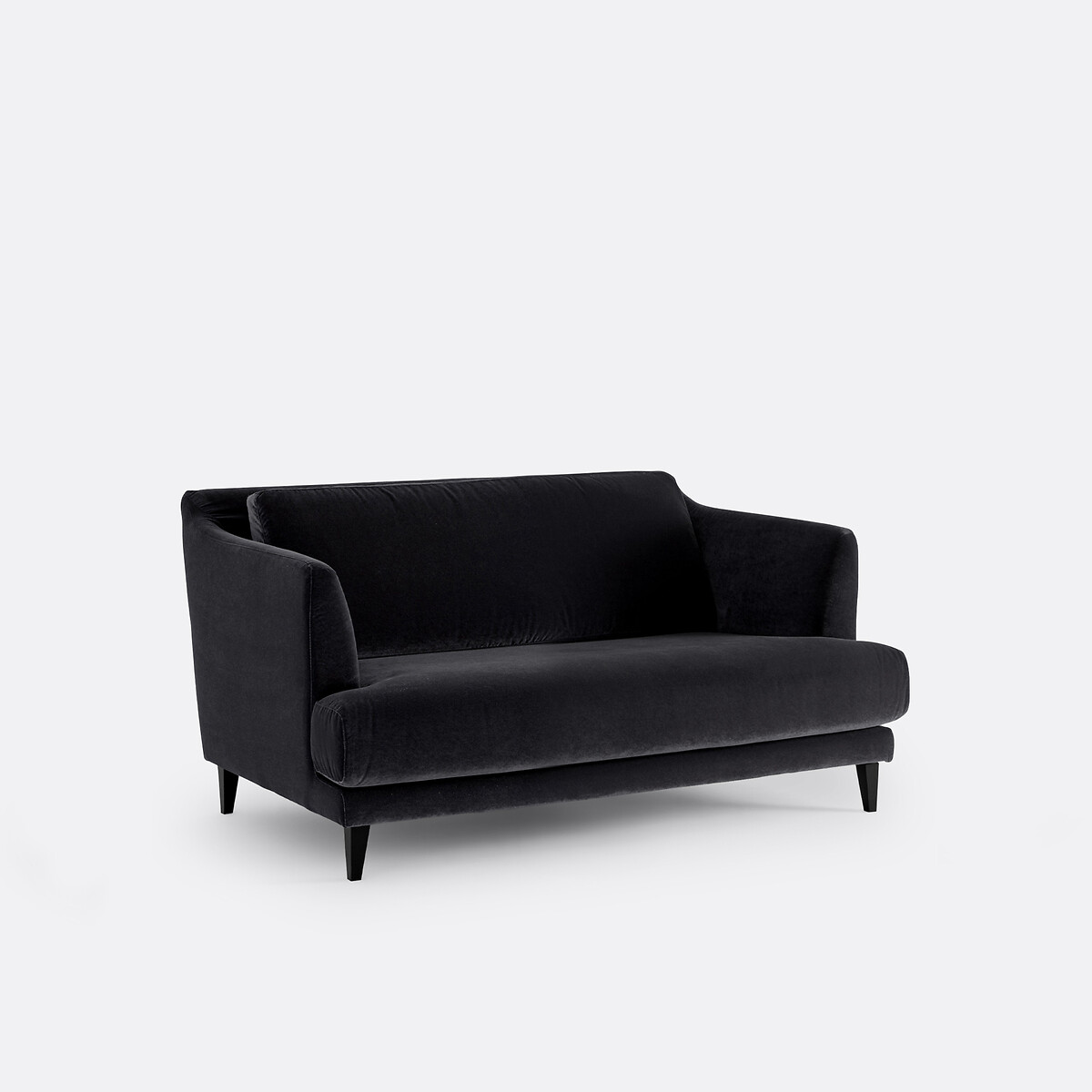 LA REDOUTE INTERIEURS<br>Sofá compacto de 2 lugares, veludo, Monza