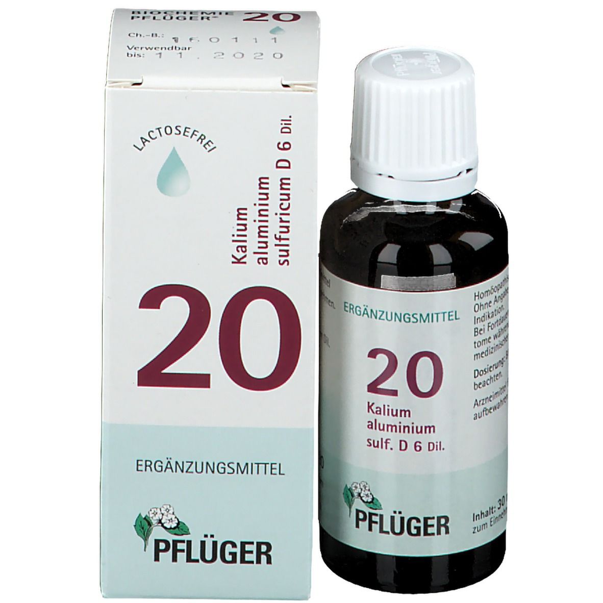 Biochemie Pflüger® 20 Kalium aluminium sulfuricum D 6