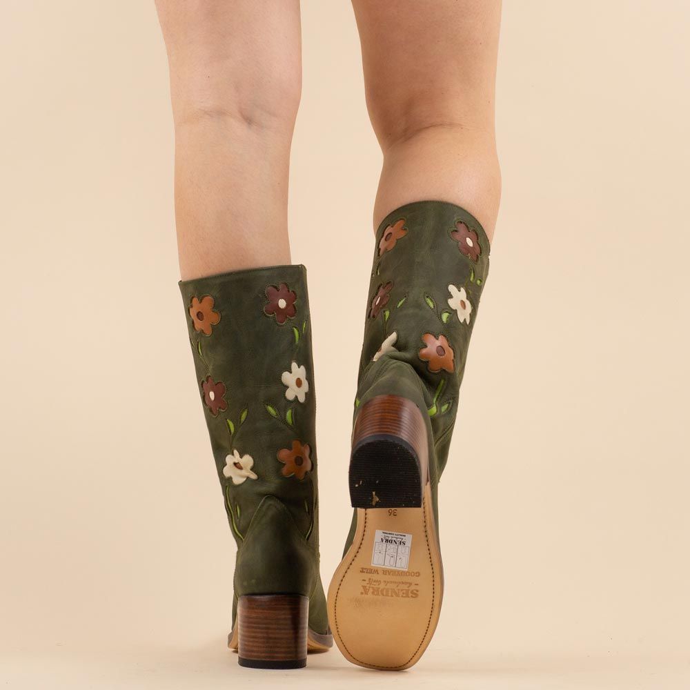 Sendra retro boots 4755 military