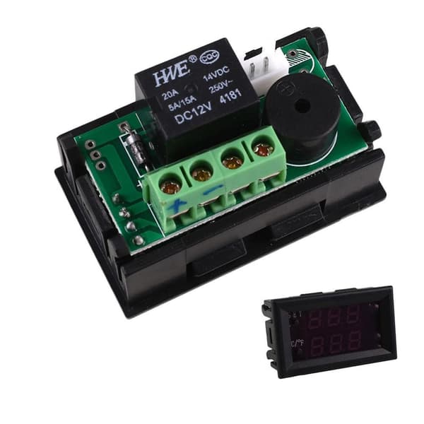 DC 12V 20A Digital termostatskinne Intelligent temperaturregulator