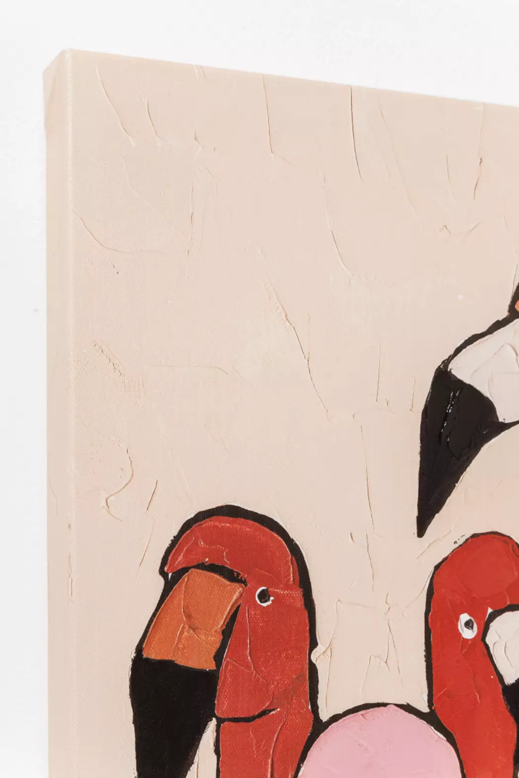 Wandbild 120 x 90 cm Flamingo Meeting