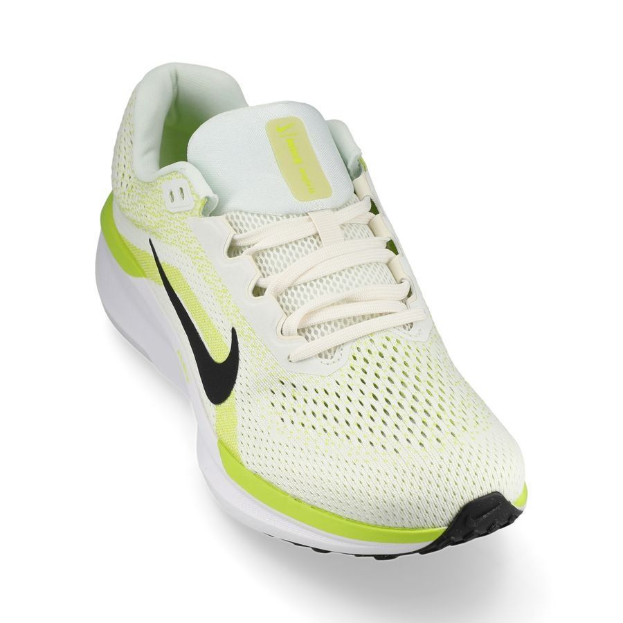 Nike Chaussures de Running Winflo 11 - Blanc Cassé/Noir/Jaune