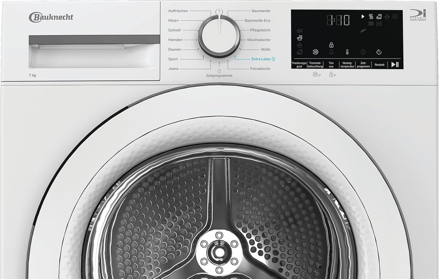 Bauknecht BT 7RC WW Wärmepumpentrockner /7 kg/EEK C/Precision Dry - Intelligentes Trocknen/Slim Wäschetrockner, weiss