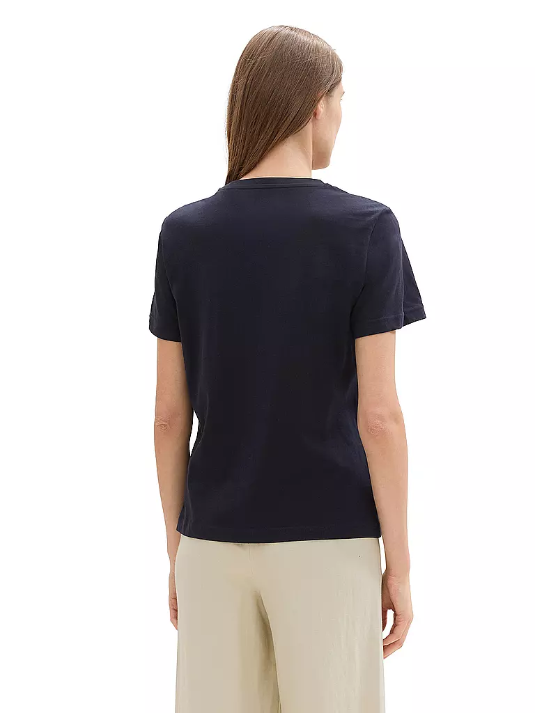 TOM TAILOR T-Shirt dunkelblau