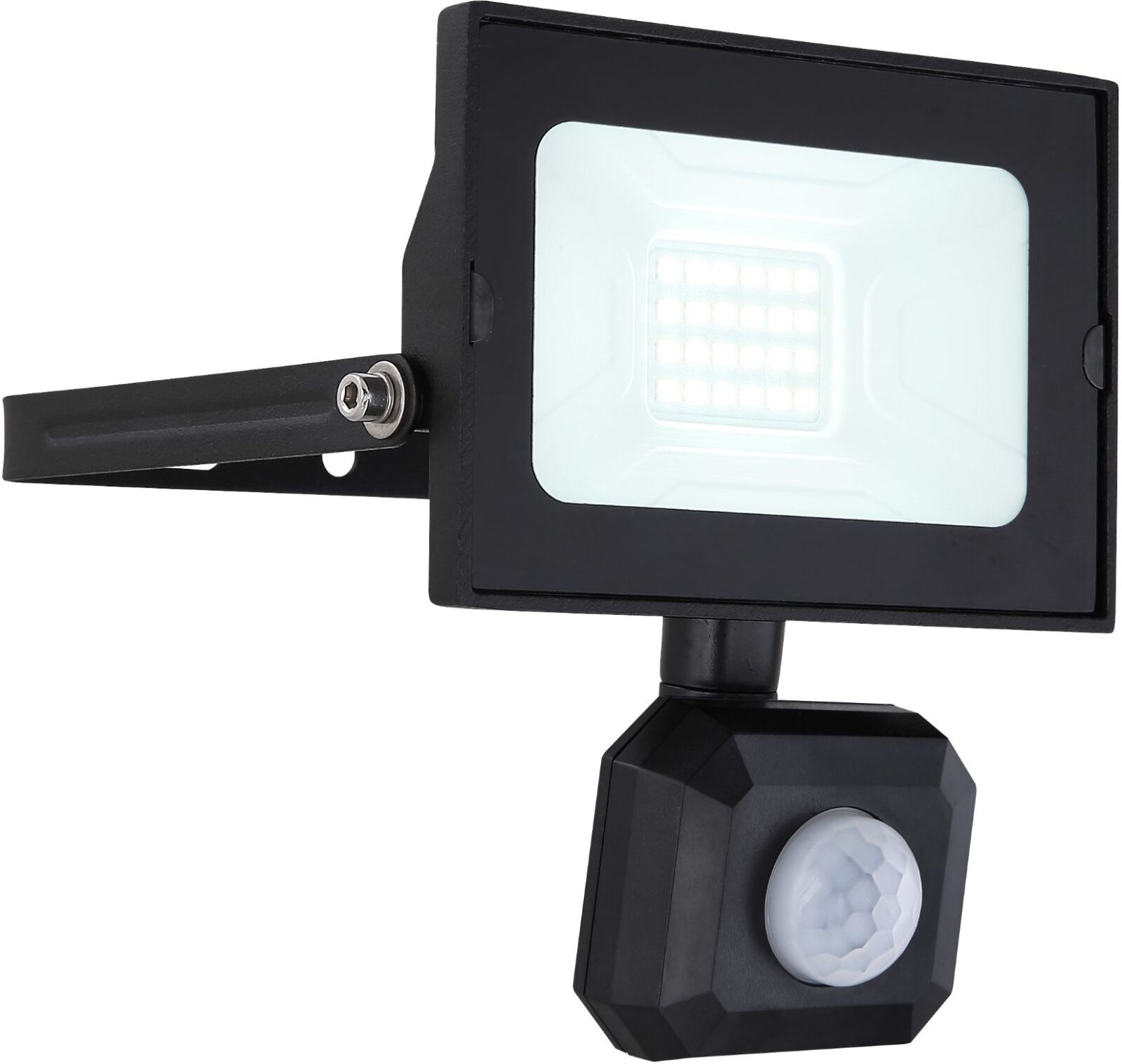 Außenlampe - schwarz - Aluminium - schwenkbar