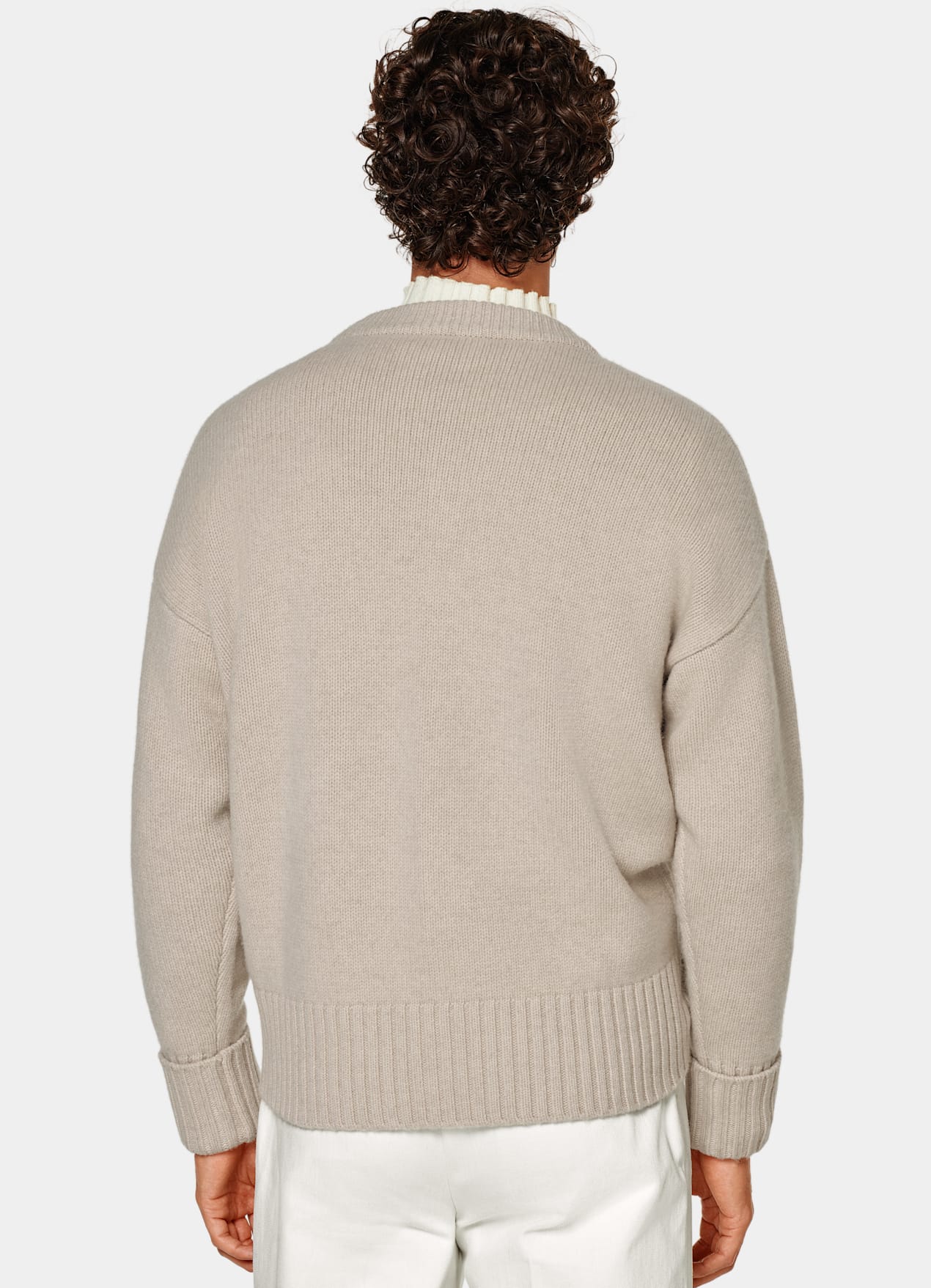 Cardigan oversize Merino sable