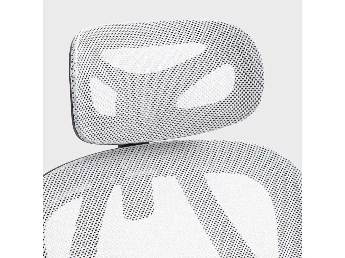 Chaise de bureau - Tissu & Plastique - Gris - Taos