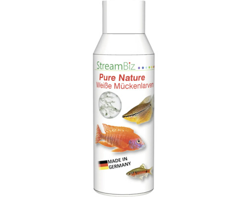 StreamBiz Pure Nature aquariumvisvoer – Witte muggenlarven 100 ml