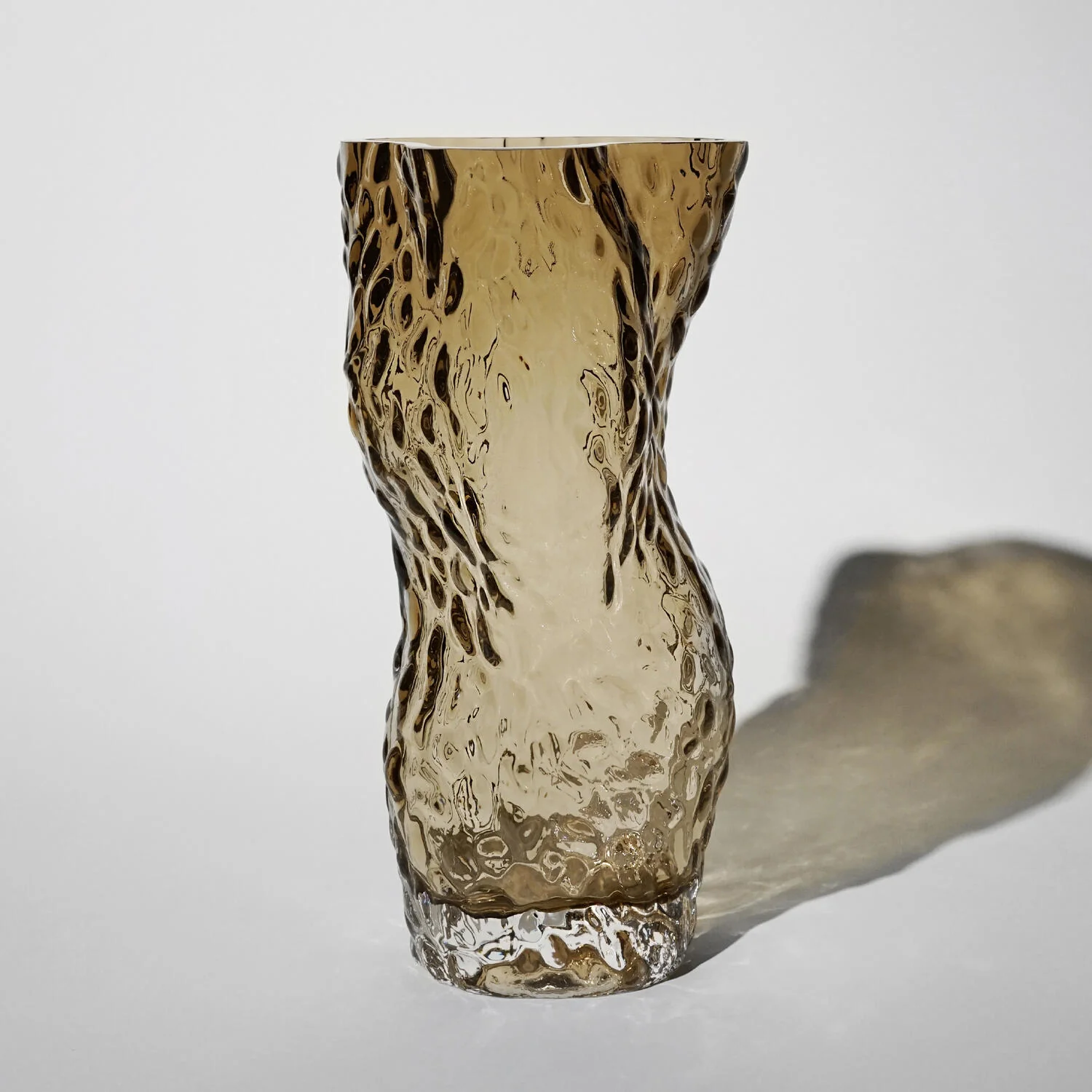 Hein Studio  Ostrea Rock Glass vase - Smoke