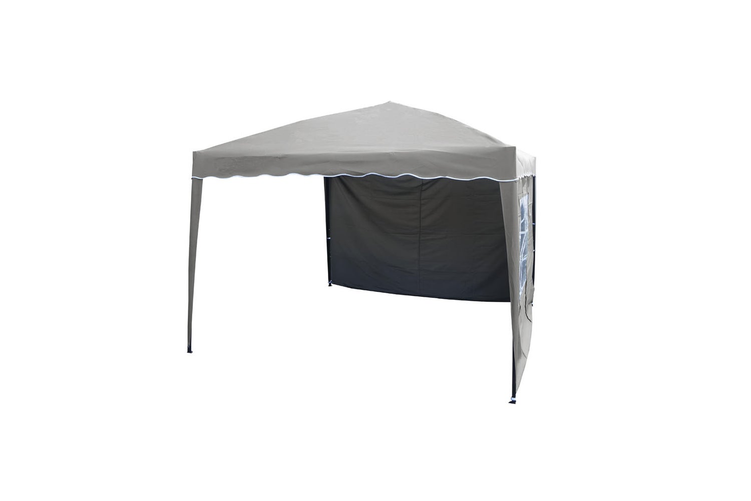 Easy tuinpaviljoen wit, bruin. 296X296X250cm