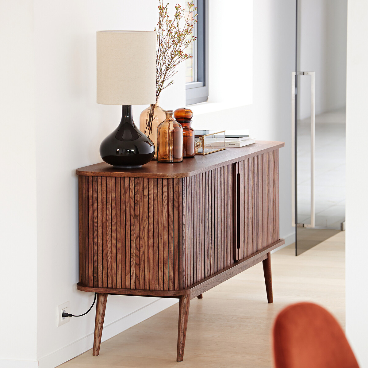 LA REDOUTE INTERIEURS<br>Aparador comprido com 2 portas de correr, Wapong