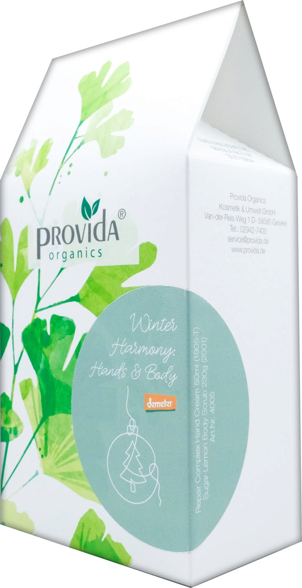 provida organics  Winter Harmony Hands & Body Set
