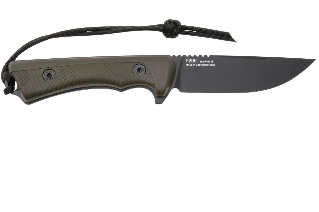ANV P200, P200-047, Black Cerakote Sleipner, Olive GRNPU, survivalmes