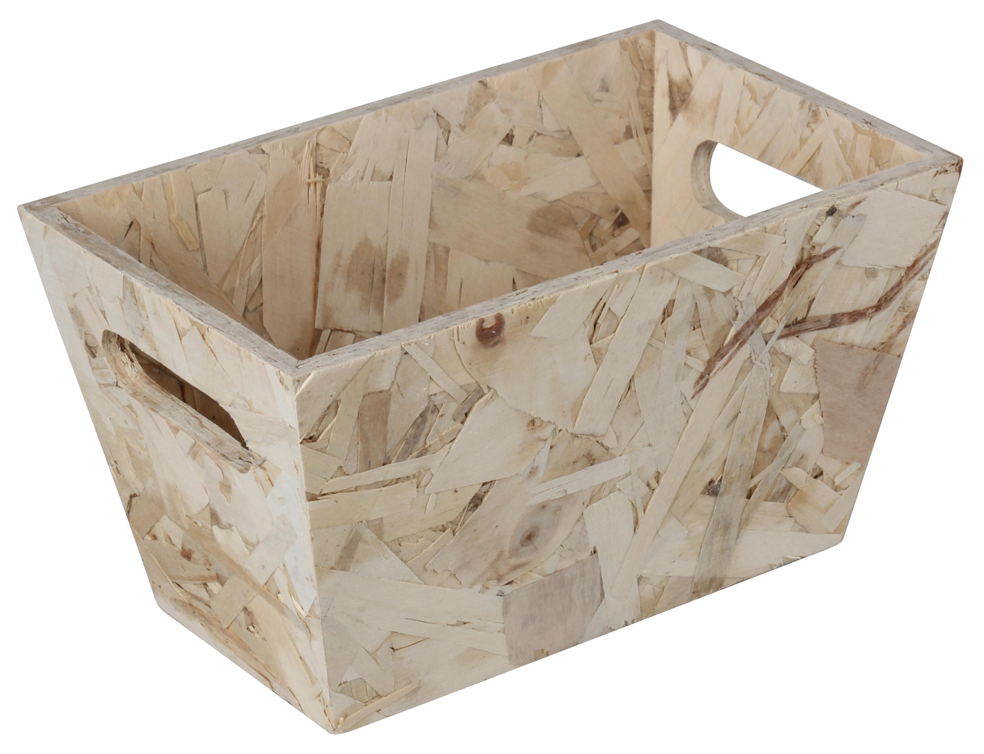 PETITE CAISSE TRAPEZE OSB D.18X11X10CM