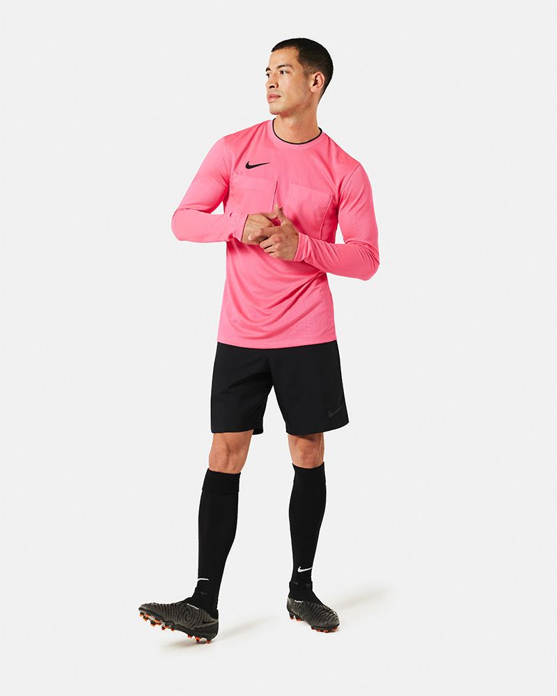 Maillot d'arbitre manches longues Nike Arbitre FFF II Rose pour homme