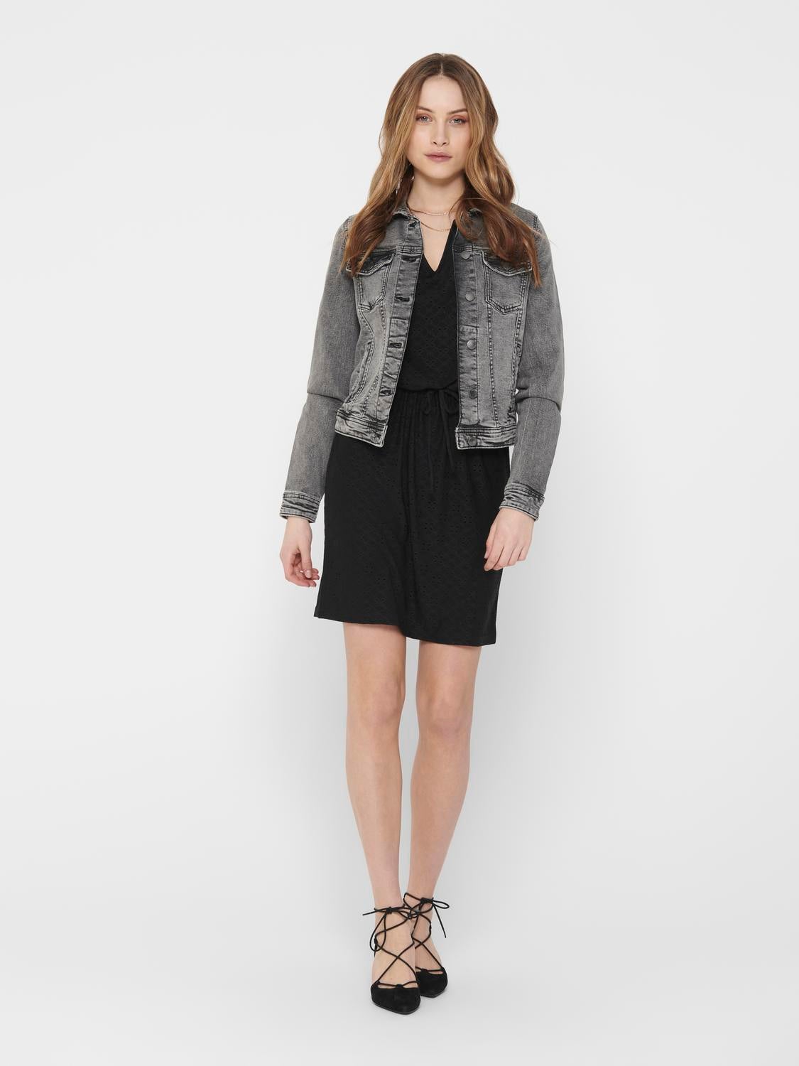 ONLTIA Jeansjacke Grey Denim