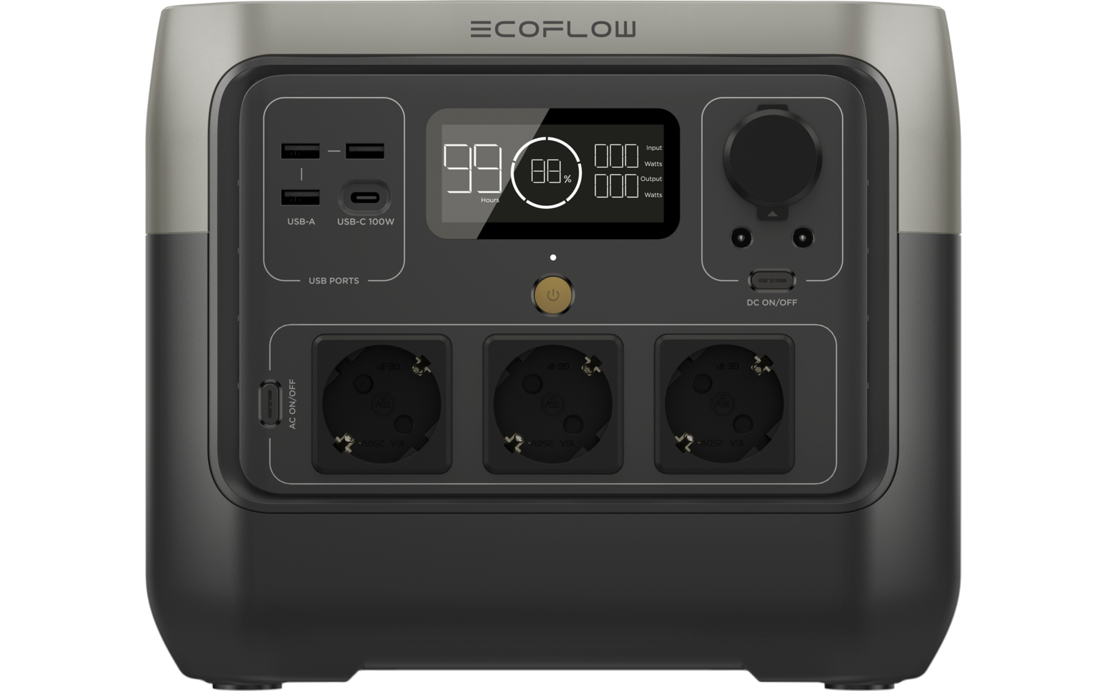 EcoFlow River 2 Pro Tragbare Powerstation 768 Wh 800 W