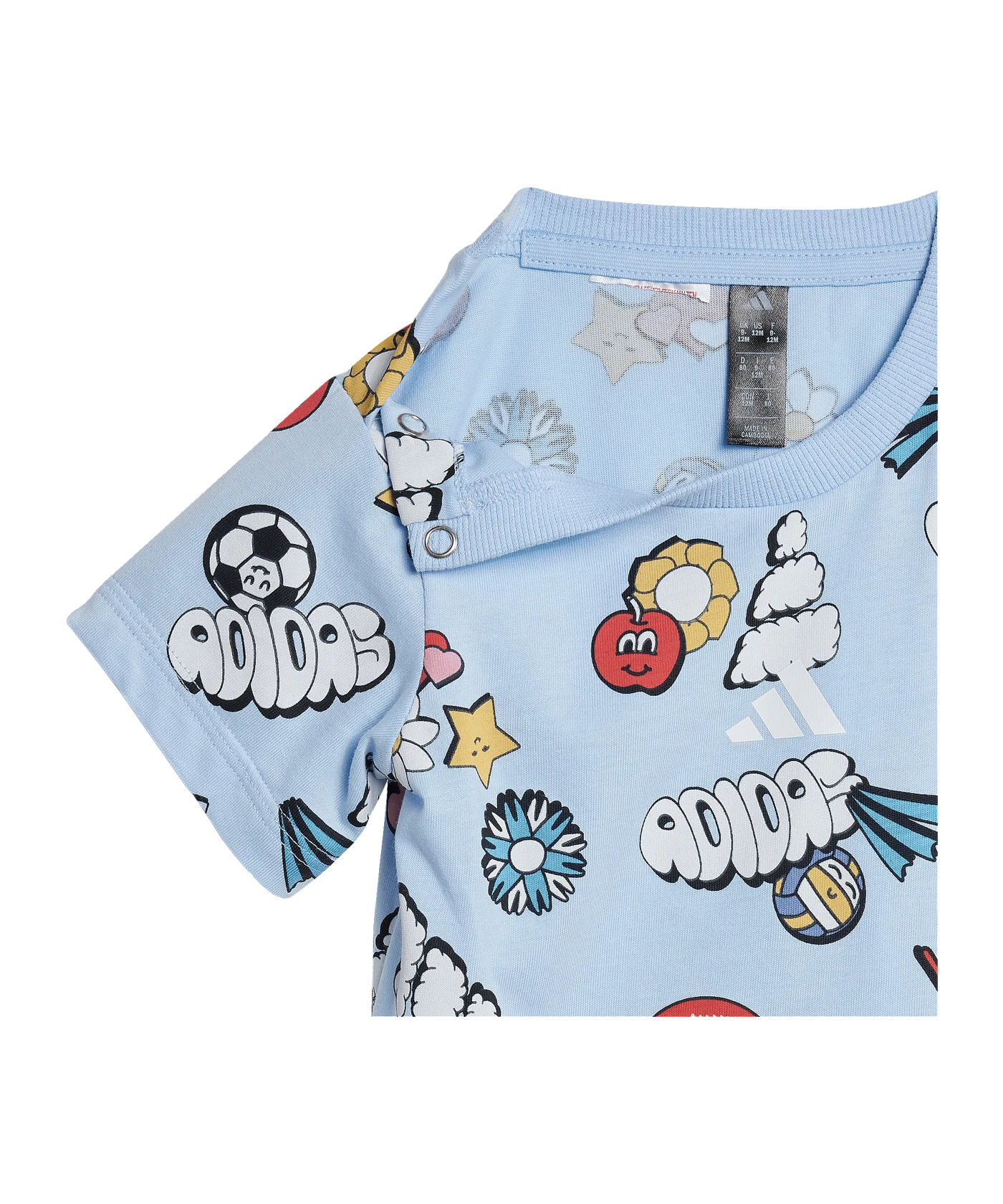 adidas Seasonal Essentials Fun T-Shirt Kids Blau