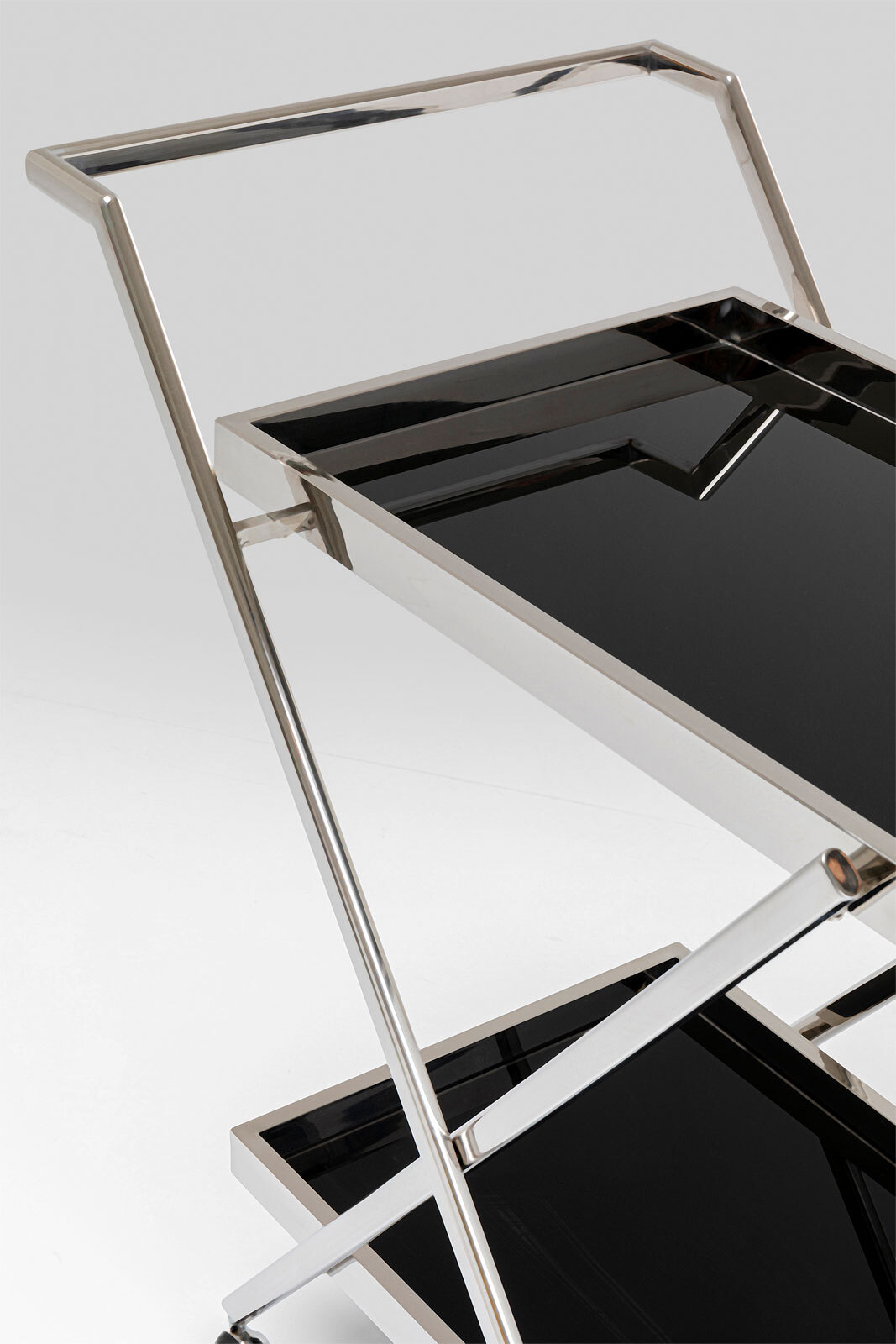 KARE DESIGN Servierwagen CASINO silber 75 x 89 x 50 cm