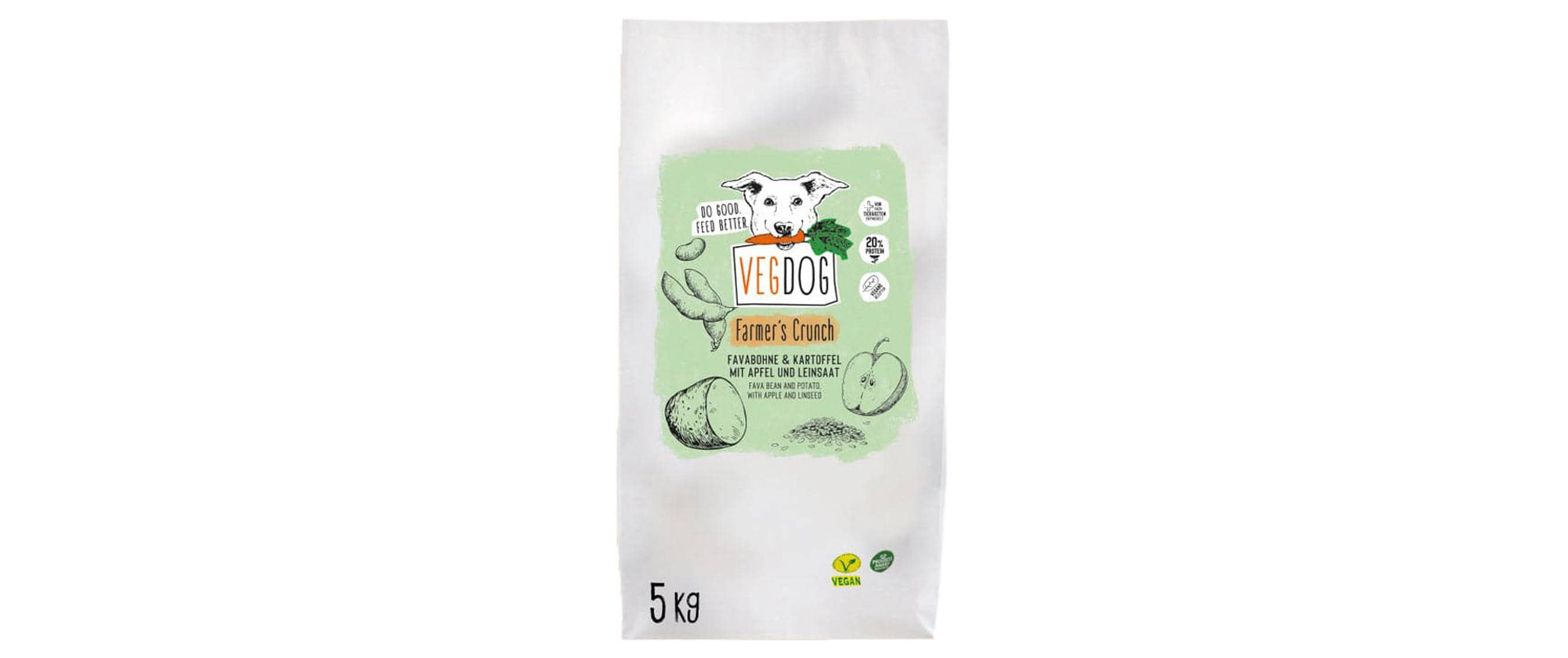 Trockenfutter Farmer's Crunch 5 kgHypoallergenes Alleinfuttermittel für ausgewachsene Hunde