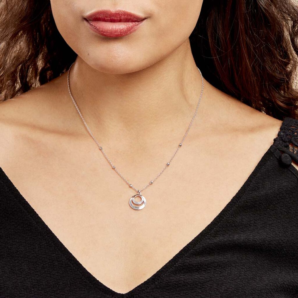 Collier Argent Vibien Glitter