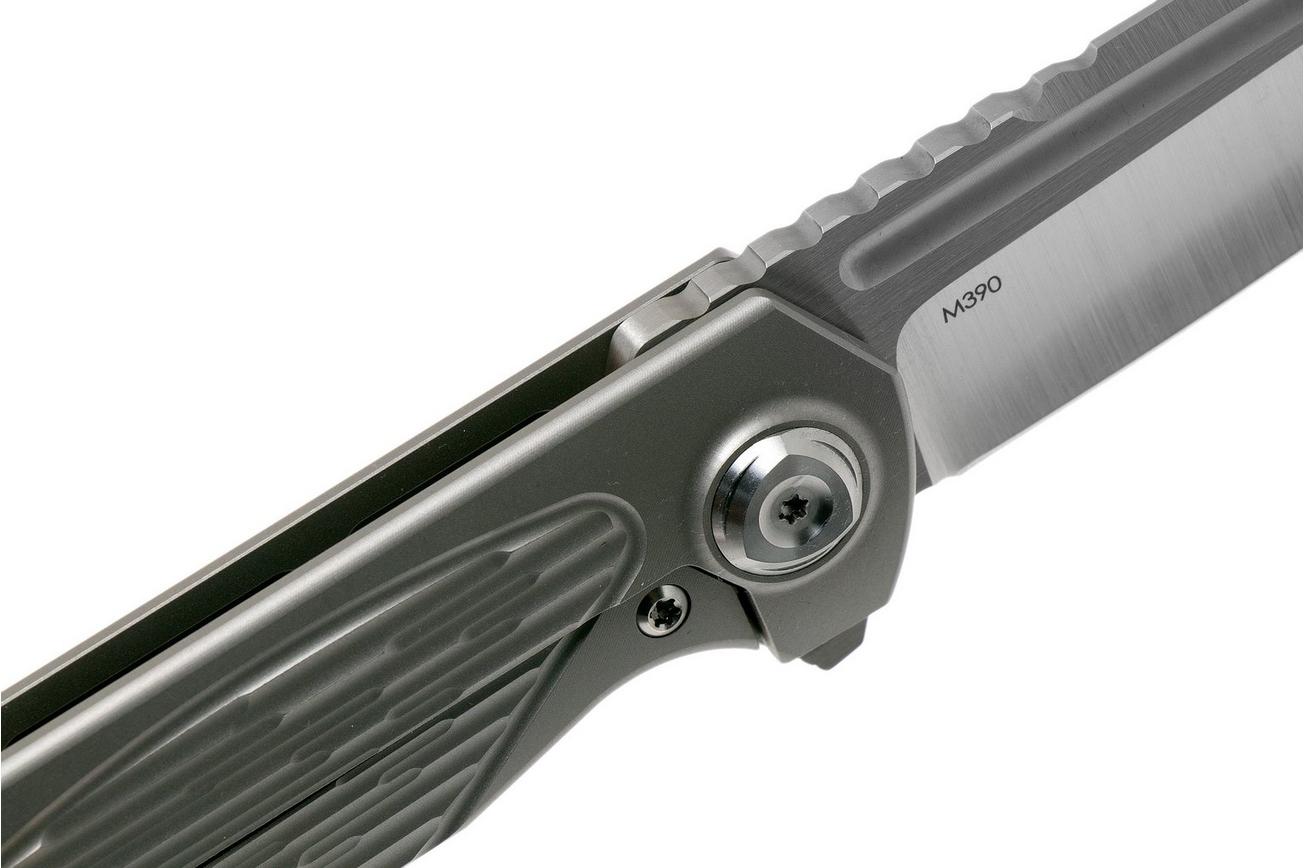 Liong Mah Warrior Two V3 Textured Titanium zakmes