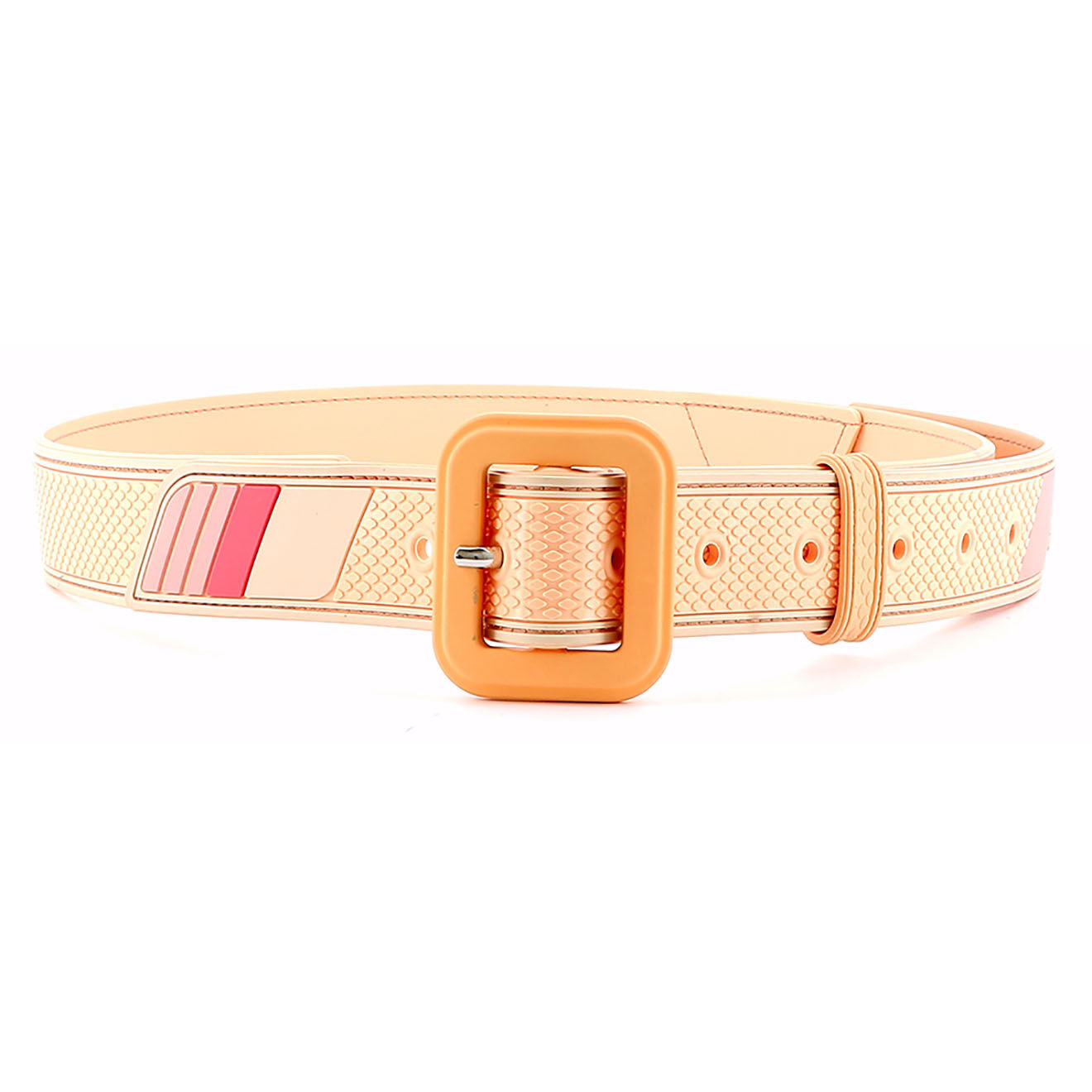 Prada Ceinture en Caoutchouc rose - Neuf sans étiquette